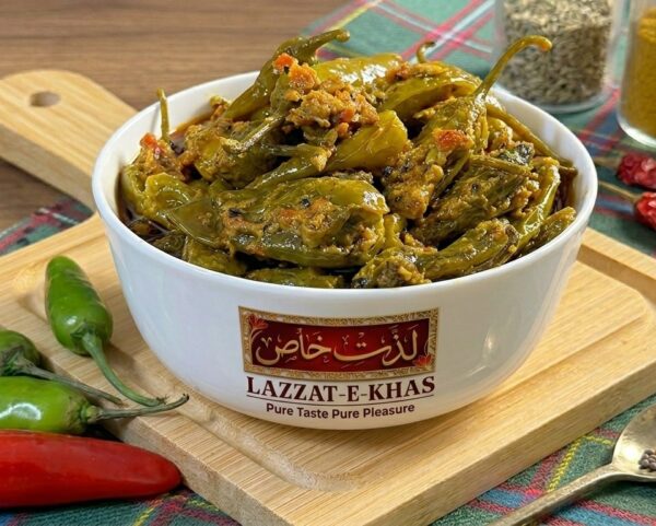 Green Chilli Pickle (ہری مرچ کا اچار)