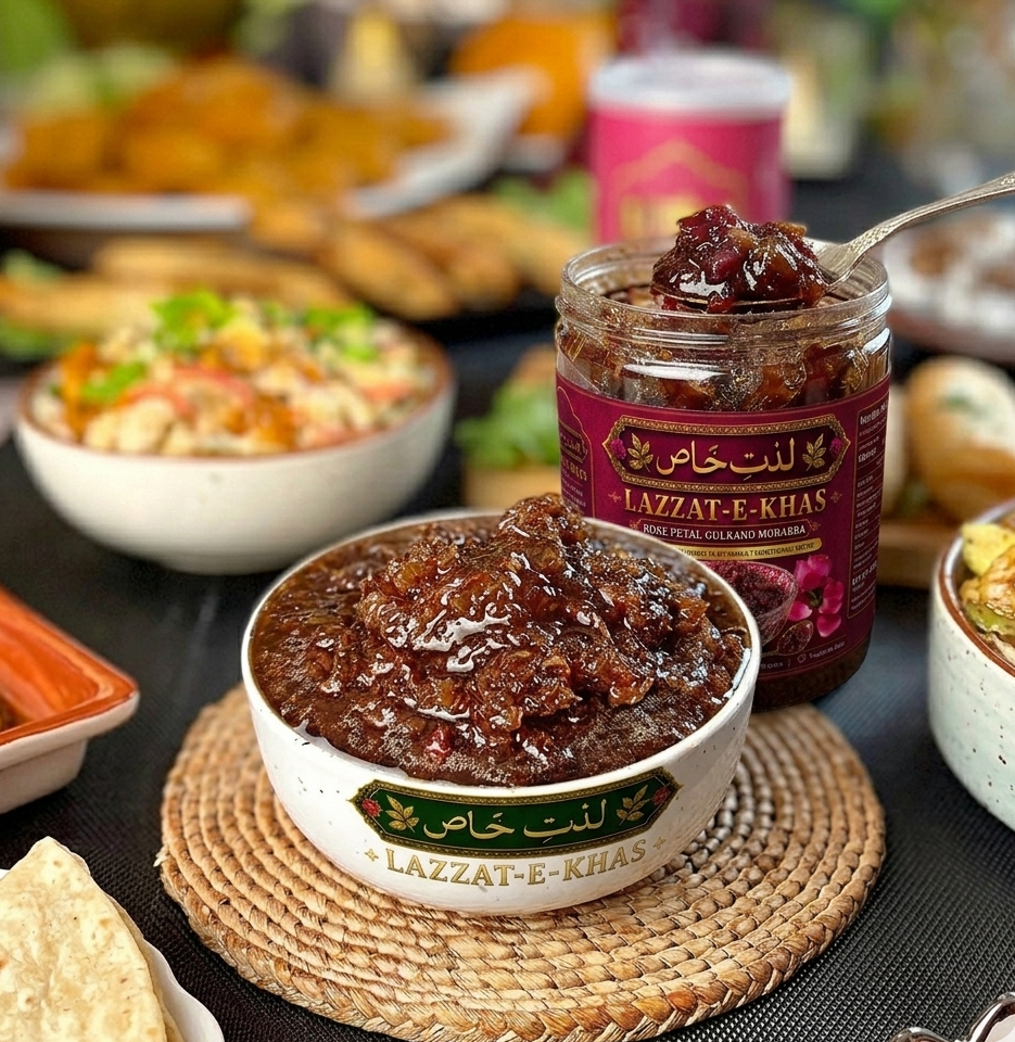 Lazzat e Khas — Gulkand Rose Murabba